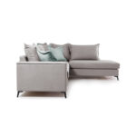 Γωνιακός καναπές δεξιά γωνία Romantic   ύφασμα elephant-ciel 290x235x95εκ-PK168-000032 - Image 3
