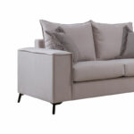 Καναπές Verona 2θέσιος cream - μαξιλάρια mocha 173x93x100εκ-PK168-000048 - Image 2