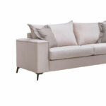 Καναπές Verona 3θέσιος cream - μαξιλάρια mocha 225x93x100εκ-PK168-000049 - Image 2