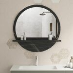 Καθρέπτης Lesley   ανθρακί μαρμάρου 60x2x60εκ-PK176-000049 - Image 3