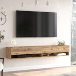 Έπιπλο τηλεόρασης επιτοίχιο Roscoe   sonoma 180x31.6x29.6εκ-PK176-000061 - Image 2
