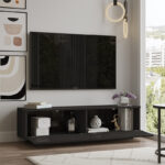 Έπιπλο τηλεόρασης Zoeva   wenge 140x.35x38.2εκ-PK176-000069 - Image 2