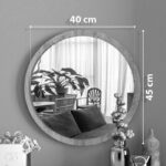 Καθρέπτης Reflex   μελαμίνη σε φυσική απόχρωση 49x5x49εκ-PK176-000177 - Image 4