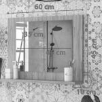 Καθρέπτης Kappa   μελαμίνη σε φυσική απόχρωση 64x6x47εκ-PK176-000182 - Image 4