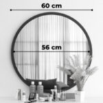 Καθρέπτης Rodro   μελαμίνη σε ανθρακί απόχρωση 62x6x62εκ-PK176-000184 - Image 4