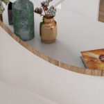 Καθρέπτης Rodro   μελαμίνη σε καρυδί απόχρωση 62x6x62εκ-PK176-000187 - Image 3