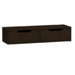 Κονσόλα-τουαλέτα Alberto   κρεμαστή wenge 100x32.5x22εκ-PK184-000020