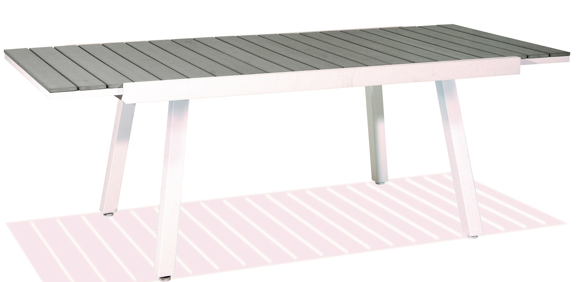 186486-epekteinomeno-trapezi-pollywood-me-alouminio-skeleto-160-50210-x-100-x-76cm Επεκτεινόμενο Τραπέζι Pollywood Με Αλουμίνιο Σκελετό 160+50=210 x 100 x 76cm-L186486 - Image 1