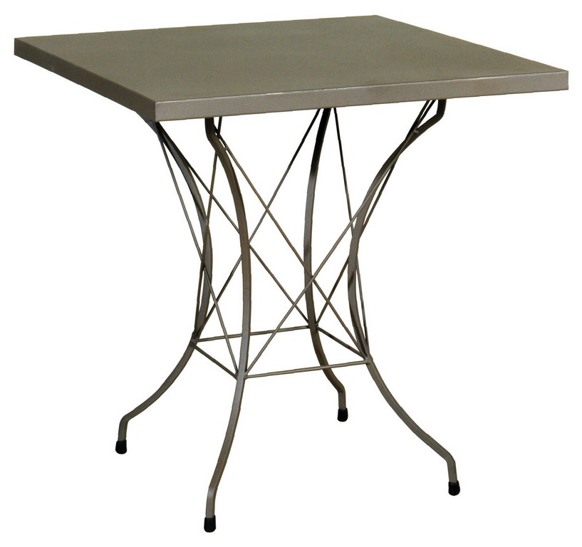 186821-galvanismeno-tetragono-metalliko-trapezi-70-x-70-x-71cm Γαλβανισμένο Τετράγωνο Μεταλλικό Τραπέζι 70 x 70 x 71(h)cm-L186821 - Image 1