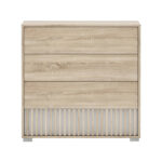 Συρταριέρα Bruse   μελαμίνη σε sonoma-oak απόχρωση 96.7x40.5x92.9εκ-PK192-000042 - Image 3