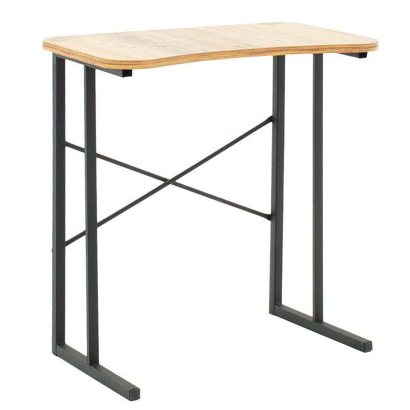 197-000144 Γραφείο Giovanni καρυδί-μαύρο 60x35x64.5εκ-PK197-000144 - Image 1