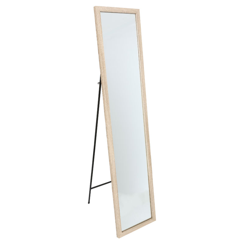199-000481 Καθρέπτης δαπέδου Stand φυσικό 35.5x2.5x155.5εκ-PK199-000481 - Image 1