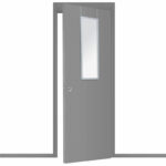 Καθρέπτης πόρτας PWD-0111   polyresin-ασημί 34x1.7x94εκ-PK199-000501 - Image 2