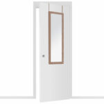 Καθρέπτης πόρτας PWD-0113   MDF-αλουμίνιο φυσικό 35x2x109εκ-PK199-000505 - Image 2