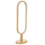 Επιτραπέζιο φωτιστικό Pelis   LED 3W χρυσό 18x12x56.5εκ-PK199-000537