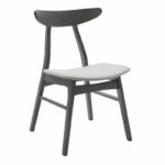 Tραπεζαρία Benson - Orlean   σετ 7τμχ rustic grey - ύφασμα γκρι 150x90x75εκ-PK200-000191 - Image 4