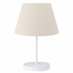 Επιτραπέζιο φωτιστικό PWL-1149   Ε27 ivory-λευκό Φ22x37εκ-PK202-000102