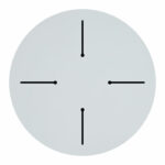 Επιφάνεια τραπεζιού Fervor   HPL ivory Φ60εκ πάχους 12mm-PK215-000001 - Image 2