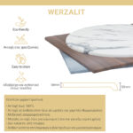 Επιφάνεια τραπεζιού Sizzle   Werzalit ανθρακί cement 70x70εκ πάχους 35mm-PK215-000025 - Image 2