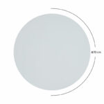 Επιφάνεια τραπεζιού Copious   Werzalit γκρι cement I Φ70εκ πάχους 25mm-PK215-000040 - Image 4