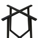 Βάση τραπεζιού lavish   μεταλλική μαύρη 70x70x73εκ-PK217-000004 - Image 3