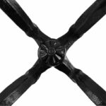 Βάση τραπεζιού Jewel   μαντέμι τετράνυχη μαύρη 72εκ-PK217-000021 - Image 4