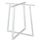 Βάση τραπεζιού lavish   μεταλλική λευκή 70x70x73εκ-PK217-000035