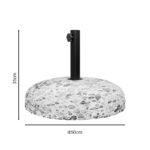 Βάση ομπρέλας Nimbus   τσιμέντο ψηφιδωτή 25kg Φ50εκ-PK218-000021 - Image 2