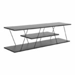 Έπιπλο τηλεόρασης Tars   ανθρακί-μαύρο 120x30x33εκ-PK225-000030
