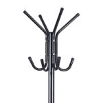 Καλόγερος ρούχων Piero   μέταλλο μαύρο Φ44x181εκ-PK226-000001 - Image 2