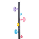 Καλόγερος ρούχων Violetta   μέταλλο μαύρο Φ31x167εκ-PK226-000016 - Image 2
