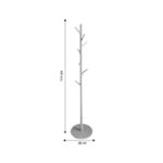 Καλόγερος ρούχων Driko   ξύλο φυσικό ξύλο Φ38x174εκ-PK226-000023 - Image 4