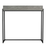 Κονσόλα Mentez   γκρι μαρμάρου-μαύρο 100x30x90εκ-PK230-000012 - Image 2