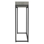 Κονσόλα Mentez   γκρι μαρμάρου-μαύρο 100x30x90εκ-PK230-000012 - Image 3