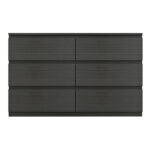 Συρταριέρα Cindy   6 συρταριών wenge 120x40x75εκ-PK230-000024 - Image 2