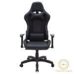 Καρέκλα γραφείου gaming Hartley   PU μαύρο-PK232-000007