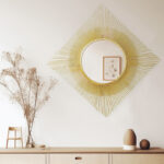 Καθρέπτης Sunshine   χρυσό 70x3x70εκ-PK233-000006 - Image 2