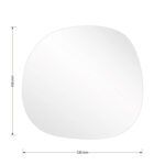 Καθρέπτης Frameless 1   μαύρο 49x1.2x52εκ-PK233-000008 - Image 3