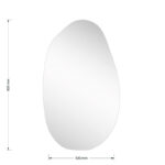 Καθρέπτης Frameless 2   μαύρο 50x1.2x85εκ-PK233-000009 - Image 3