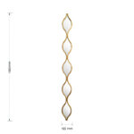 Καθρέπτης Deco 1   χρυσό 12.7x2.5x129.5εκ-PK233-000017 - Image 4
