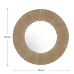 Καθρέπτης Rojie   φυσικό 90x2x90εκ-PK233-000024 - Image 3