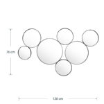 Καθρέπτης Sowel   μαύρο 120x2x76εκ-PK233-000026 - Image 4