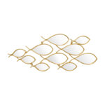 Καθρέπτης Filow   χρυσό 103x2x38εκ-PK233-000032