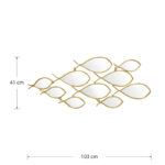 Καθρέπτης Filow   χρυσό 103x2x38εκ-PK233-000032 - Image 4