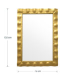 Καθρέπτης Fezco   χρυσό 72x3x102εκ-PK233-000033 - Image 4