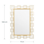 Καθρέπτης Monka   χρυσό 72x3x102εκ-PK233-000034 - Image 4