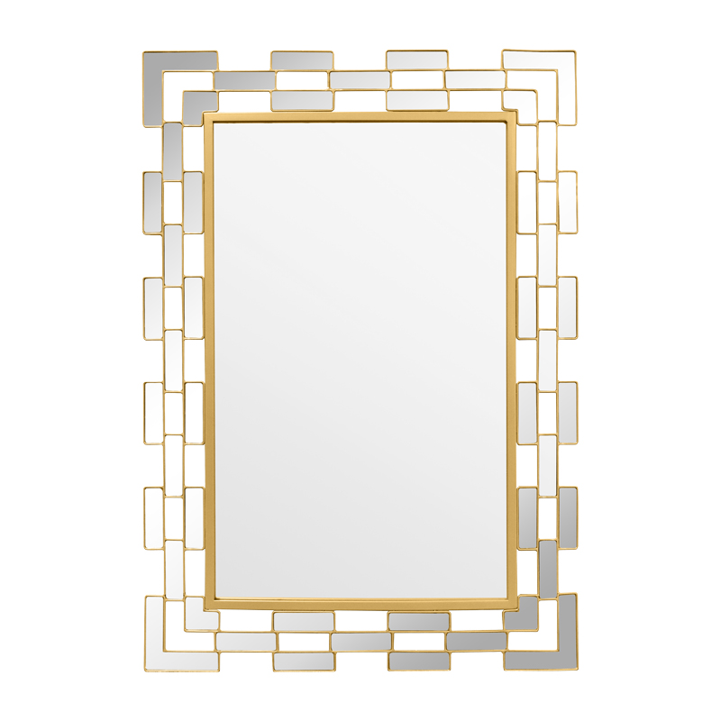 233-000034 Καθρέπτης Monka χρυσό 72x3x102εκ-PK233-000034 - Image 1