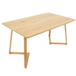 Tραπέζι Garren   MDF φυσικό 150x90x75εκ-PK235-000011 - Image 3