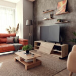 Έπιπλο τηλεόρασης Stevie   sonoma 160x40x50εκ-PK248-000004 - Image 2
