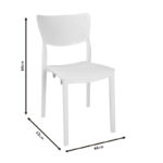 Καρέκλα Ignite   PP λευκό-PK253-000016 - Image 4
